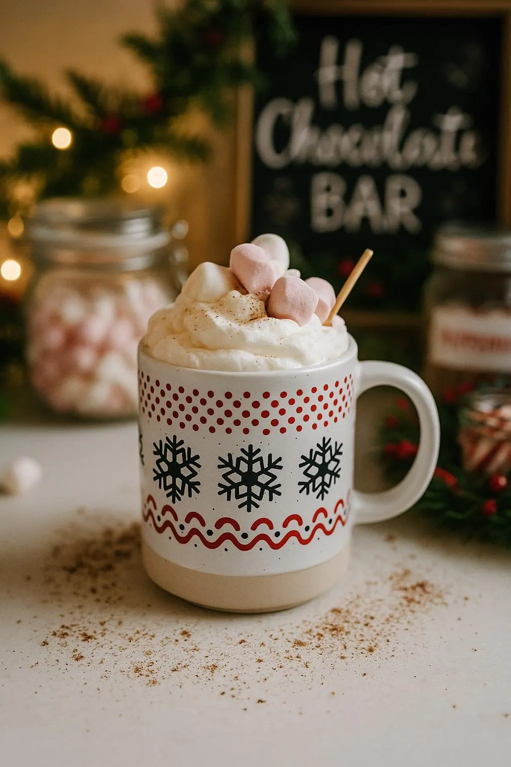 Snowflake Festive Mug
