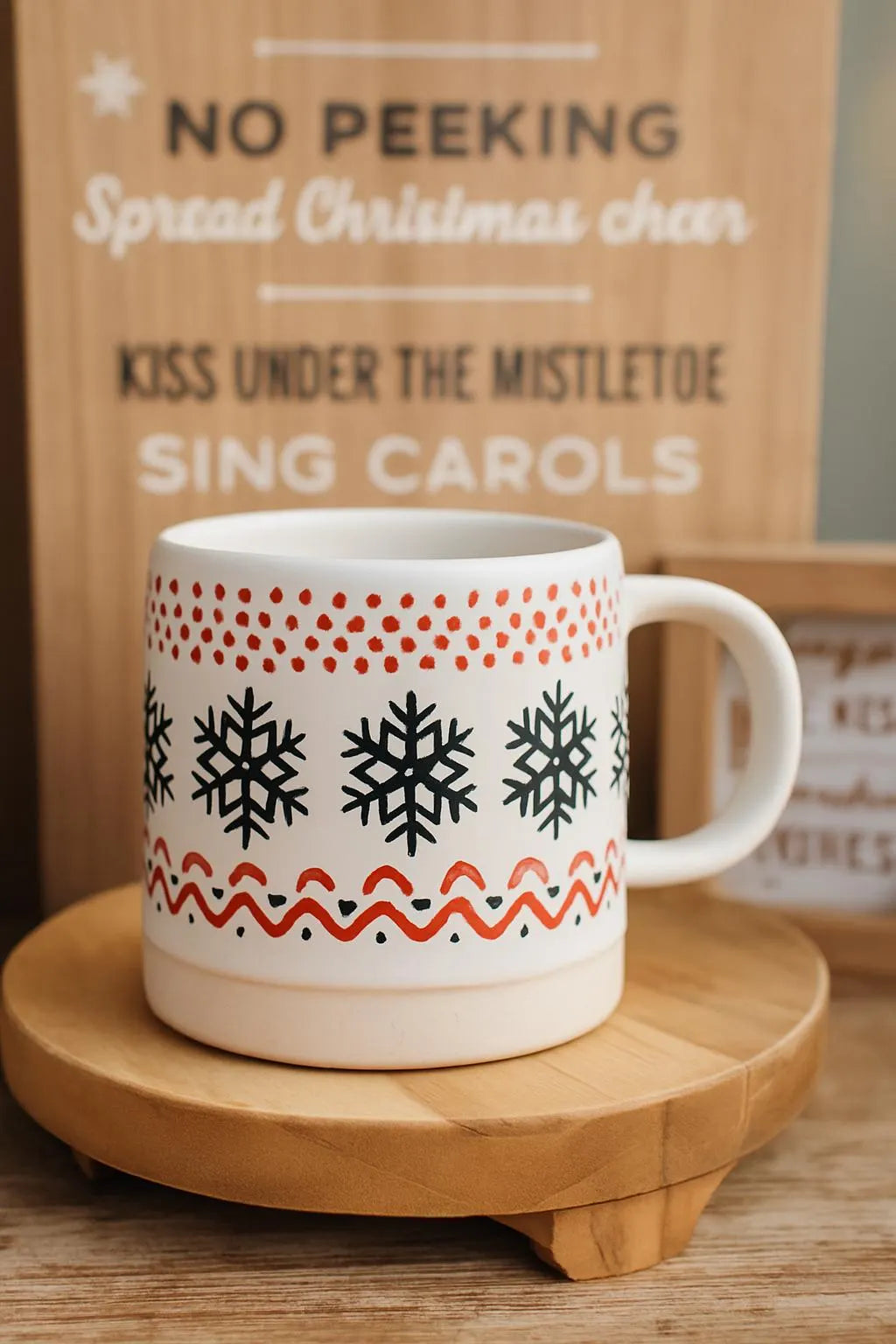 Snowflake Festive Mug