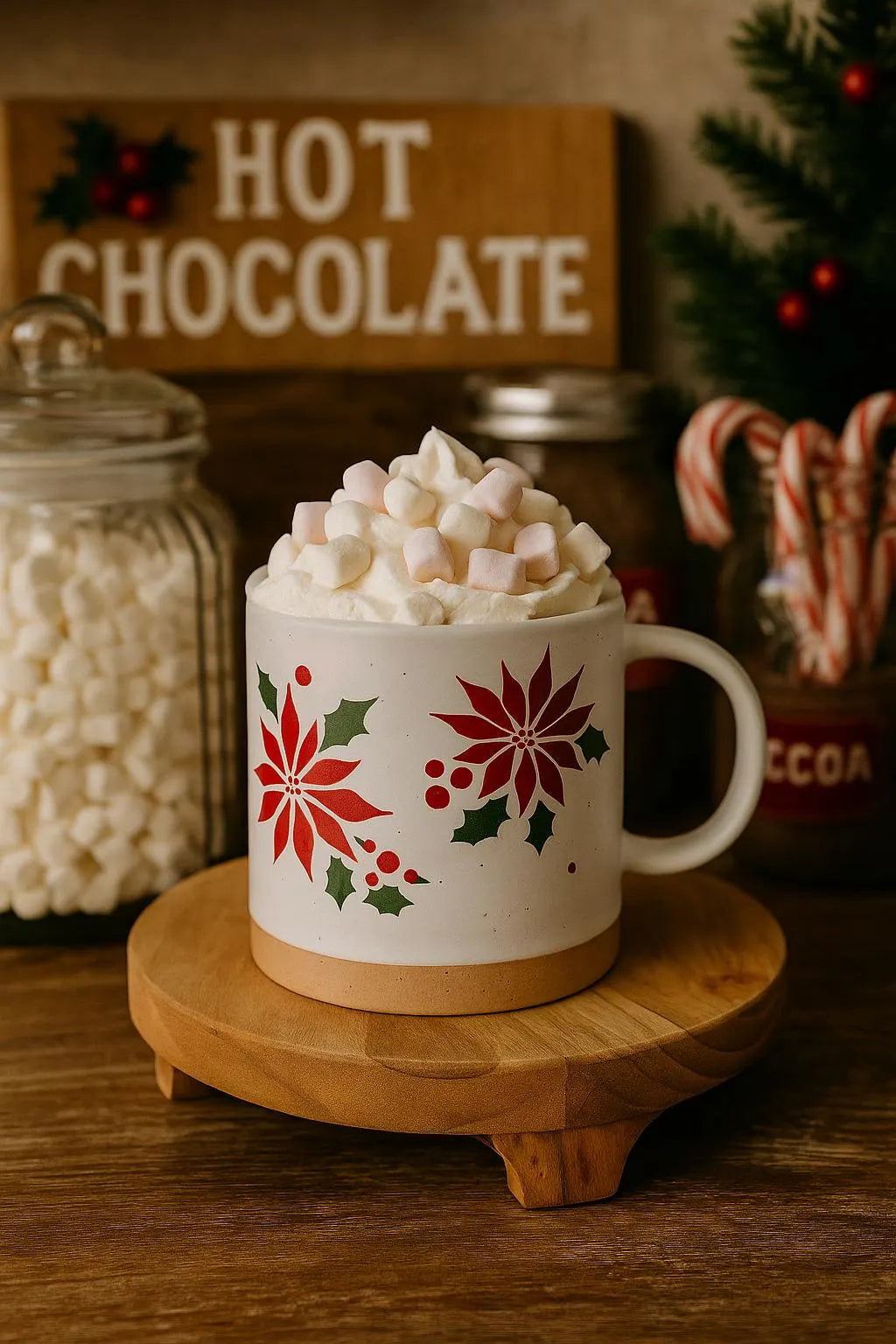 Poinsettia Festive Mug