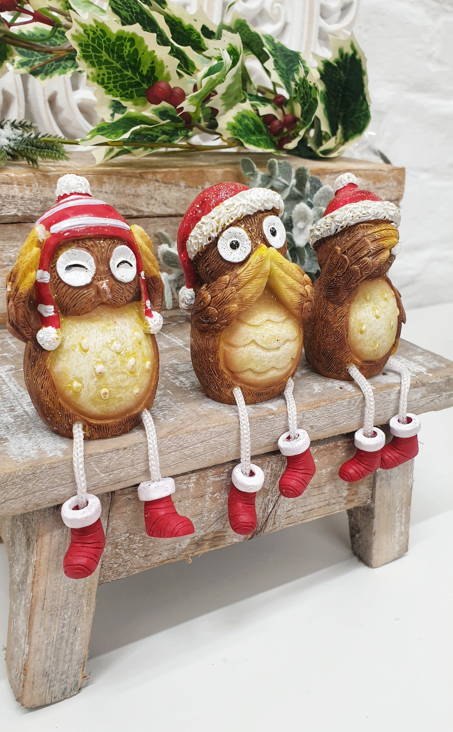 See/Hear/Speak No Evil Owls